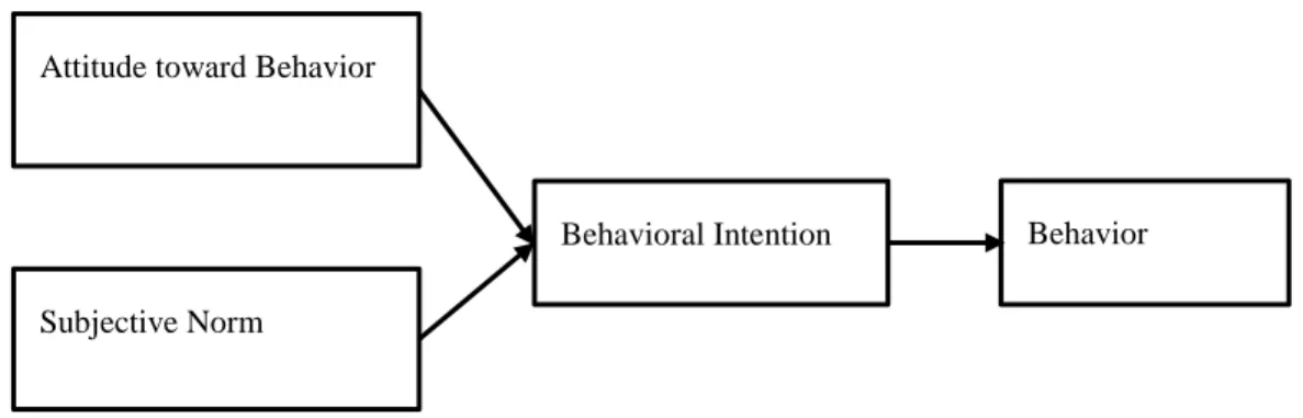 Figure 1. Theory of reasoned action. 