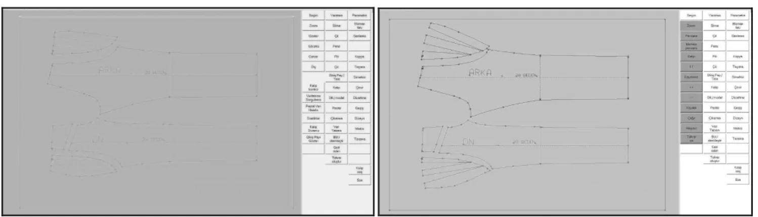 Figure 11 presents end of the phase 1, Figure 12 end of the phase 2 and Figure 13 end of the phase 3 of model 2