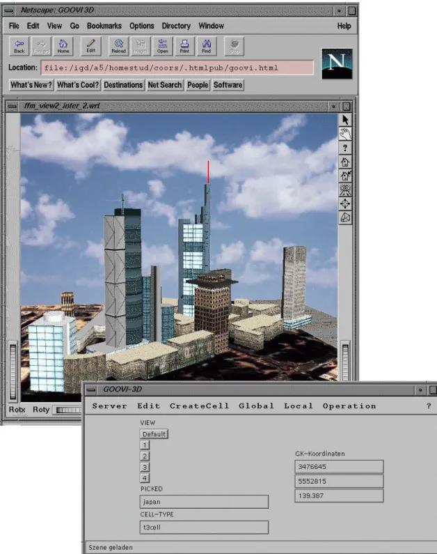 Figure 4: Model of the City of Frankfurt (Browser: CasusPresenter).