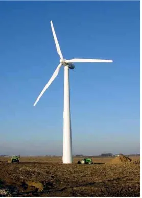 Fig 3.8 Three Blade Wind Turbine 