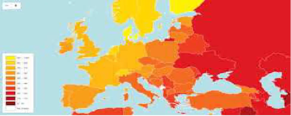 Fig. no. 2. Corruption in Europe 