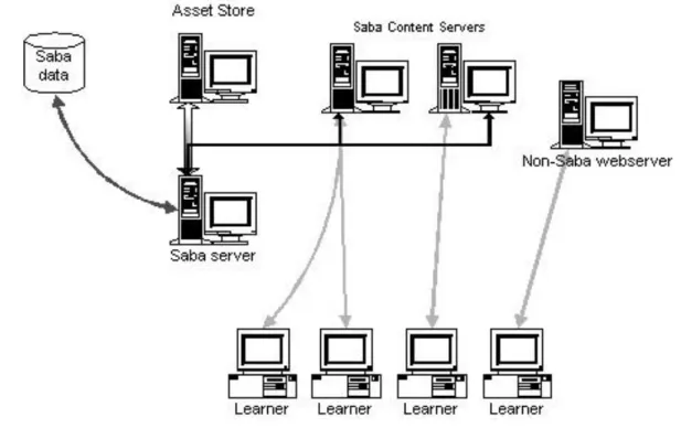 Figure 5:  Saba Content Storage 