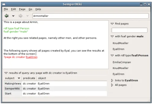 Figure 14: Navigating and Information reuse