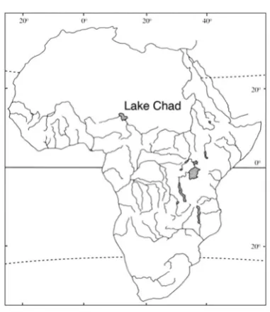 Figure 1. Situation of Lake Chad in Africa      