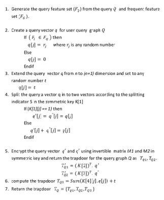 Table 4. Query Processing Operation 