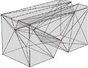 Fig. 1. A solid object created using tetrahedrons (Ledoux 2009) 