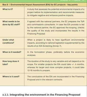 Table 6.3 below provides a useful checklist.