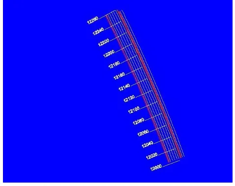 Figure 3.1  Showing a plan view of the road at Gateway Project 