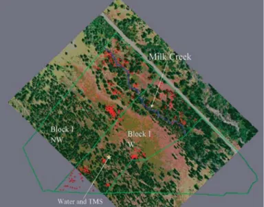 Figure 3. Quartile map of beef cattle distribution patterns on the Smith-Bally pasture of the Starkey Experimental Forest