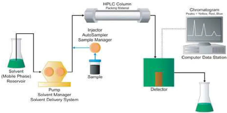 Figure 1 Isocratic LC System
