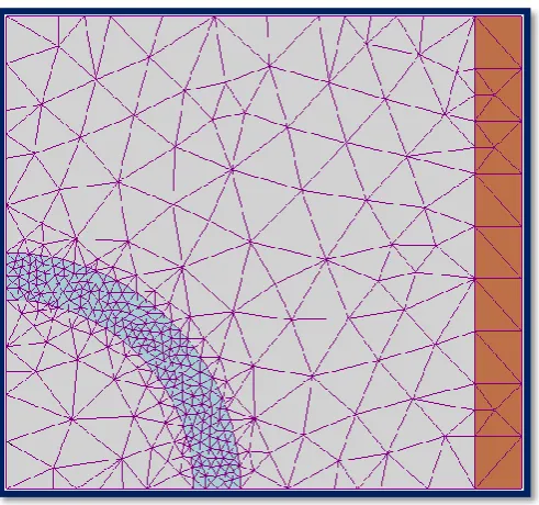 Figure 3: FEM mesh created by an 