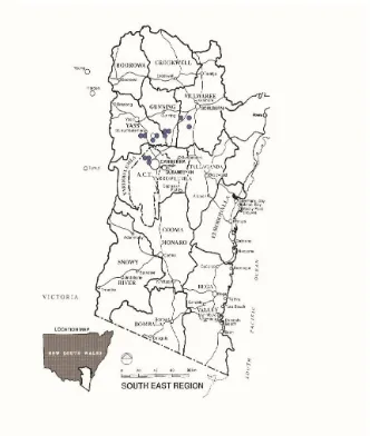 Figure 4-3. BEP study site locations (Source: GA). 