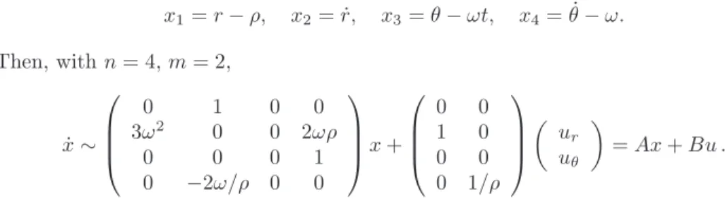Figure 1: Force diagram for broom balancing Since  B AB  =  0 −α −α 0  , the system is controllable if θ is initially small.