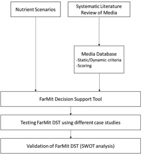 Fig. 1. Flowchart for the development of FarMit DST.