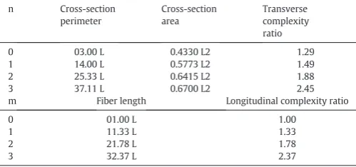 Fig. 3. Composite Koch ﬁbers and meshes.