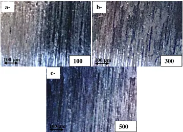 Figure 4. Optical macrographs of the wear scars at different applied loads for alloy I