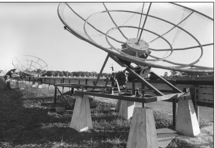 Figure 10: Aerial view of the 32-element east-west and the 16-