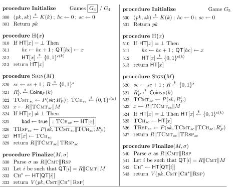 Figure 4: Game G3, G4, and G5.