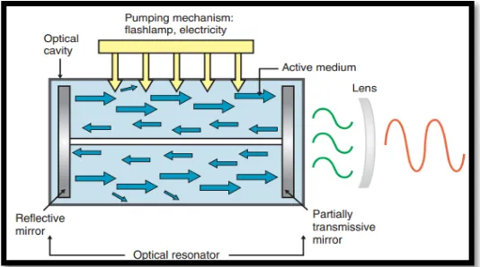 Figure : 13  Components of a laser unit 