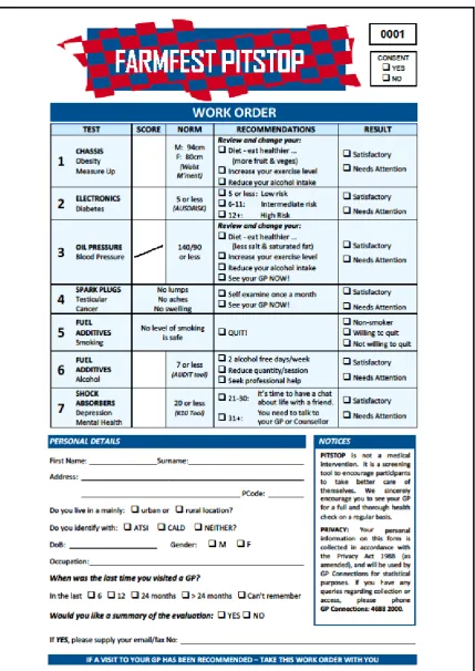 Figure 11: Work Order form 