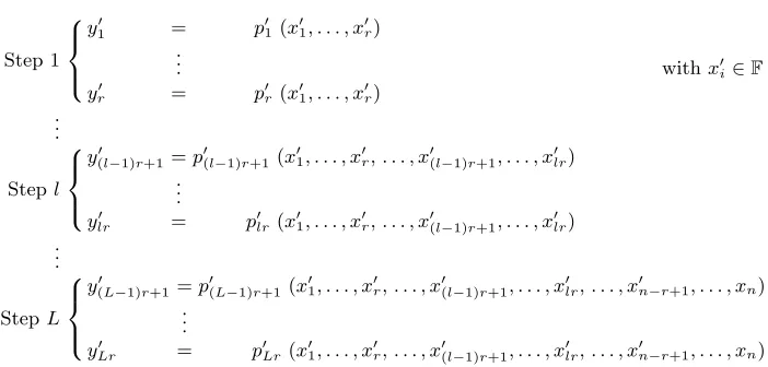 Fig. 1. Central Equations pi′ in a Regular STS Scheme