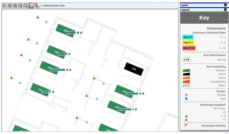 Figure 9 - Displays a close up of the floor plans.  