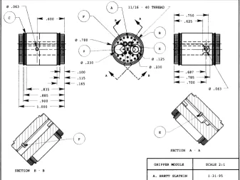 Figure 3.24: eration Five gripper module. This single part serves in place of a complex assembly The machinable (glass-mica) ceramic substructure for the Gen- in Generation Four