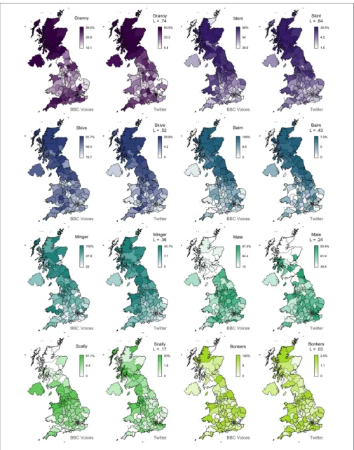 FIGURE 2 | Map comparisons (part 1).
