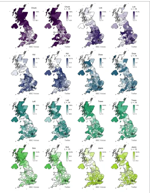FIGURE 3 | Map comparisons (part 2).
