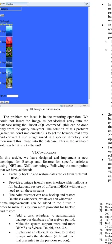 Fig. 18: Images in our Solution 