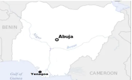 Figure 4.1: Map of Nigeria  