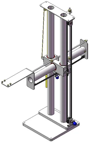 Figure 5.21: 3D model of exploded RRD assembly. 