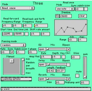 Figure 7.13 shows the front panel of one of the two identical ‘wave’ modules. 