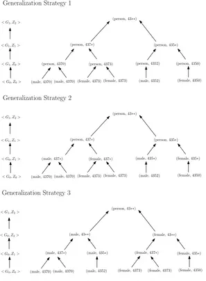 Figure 2.3: Domain and value generalization strategies