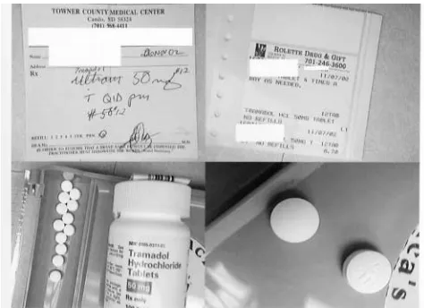 Figure 3. Digital camera views of prescription, container, and label. APPENDICES Page 96