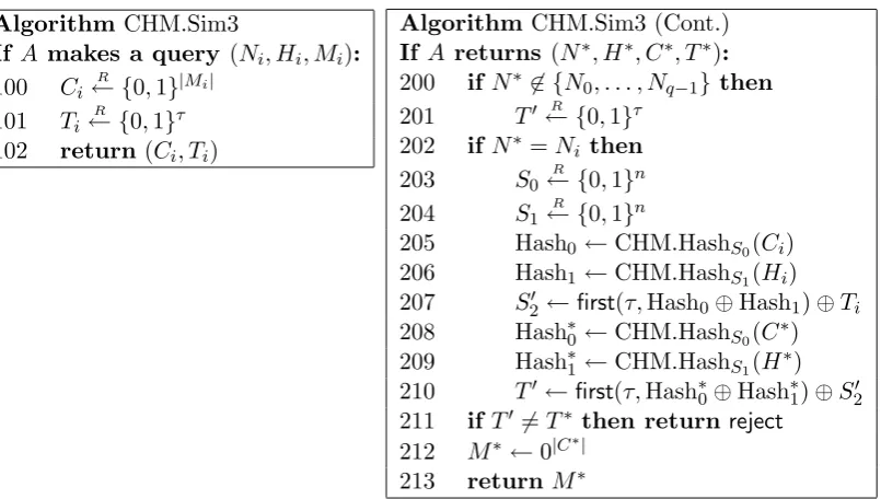 Figure 10: The simulation CHM.Sim3 of CHM.