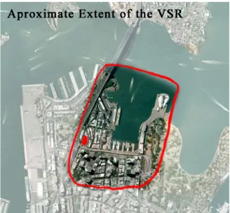 Figure 19: Approximate extent of the VSR 