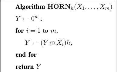 Fig. 8.The Horner’s Rule