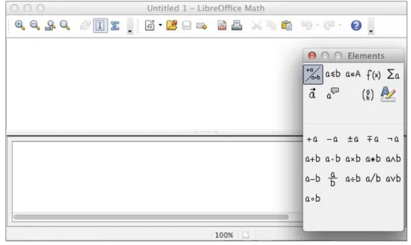 Figure 1: An empty formula document