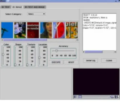 Figure 3 : The Query by Image Tab 