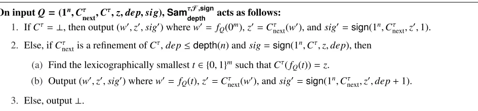 Figure 1: The oracle Sam.