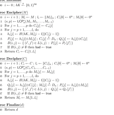 Figure 14: Game G6 for proof of Theorem 7.2.