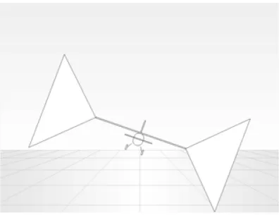 Figure 2.6: Thermopile sensor conﬁguration for detecting the roll angle of an aircraft