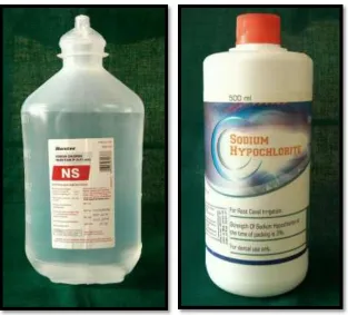 FIGURE 2: SALINE AND SODIUM HYPOCHLORITE 