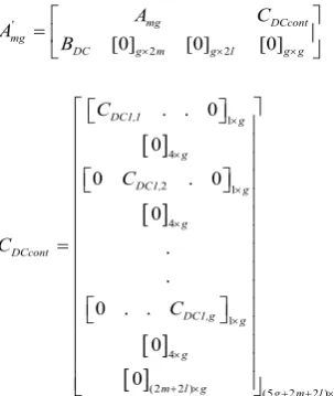Fig. 7 illustrates a zoomed version of the root locus of the microgrid model as the high frequency modes have less 