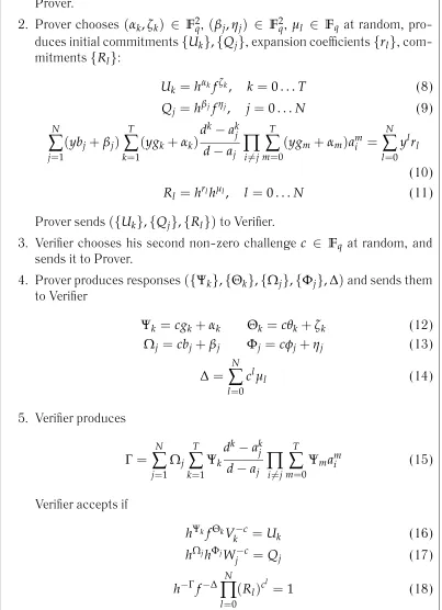 Figure 1: Protocol for codeword of Goppa code