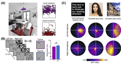 Figure 1. Neural Adaptations to Typical Absolute Object Locations. (A) The structure of natural scenes yields statistical regularities in the absolute positions ofobjects across visual space