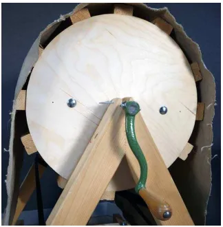 Figure 1. The working acoustic wind machine.
