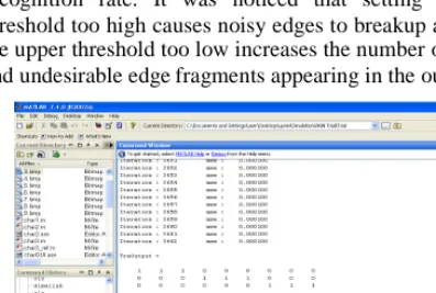 Fig. 16 Example of image produced from the simulation