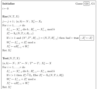 Fig. 5. Games used in the proof of Theorem 2. Each function $sampled point inx maps every input to an independently and uniformly Zx.